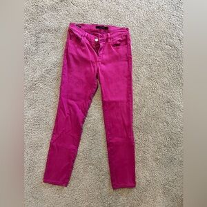 Pink J Brand Skinny Jeans